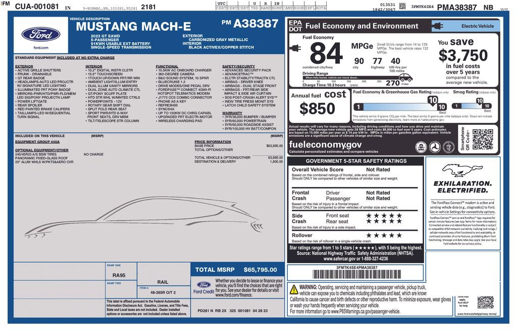 Used 2023 Ford Mustang Mach-E GT image 34