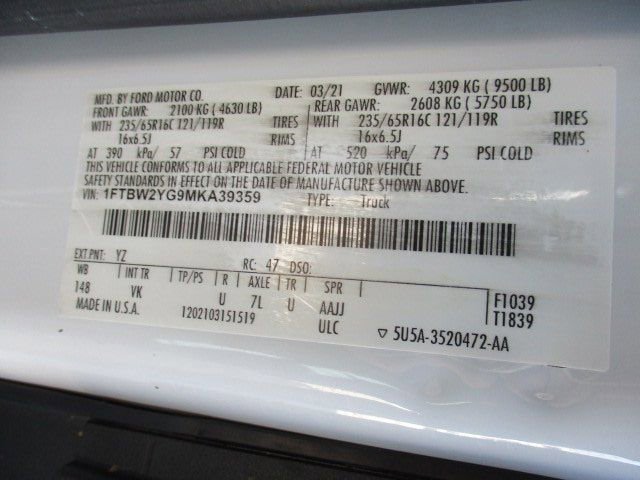 Used 2021 Ford Transit 350 Low Roof AWD image 9