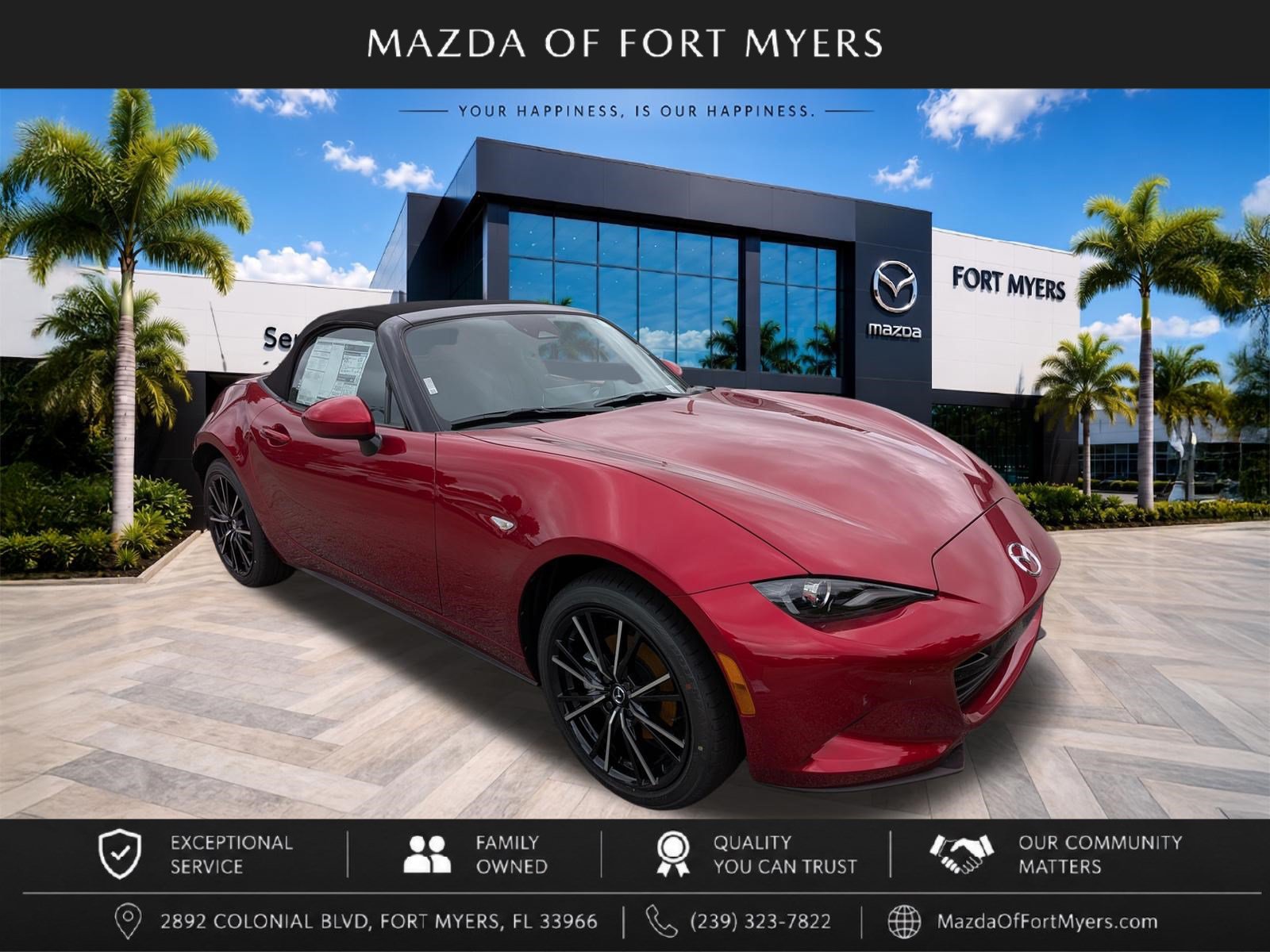 New 2026 MAZDA MX-5 Miata RF Grand Touring w/ Appearance Package RWD image 1