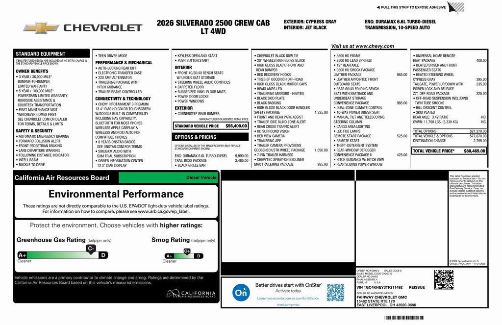 New 2026 Chevrolet Silverado 2500 LT w/ Trail Boss Package image 4