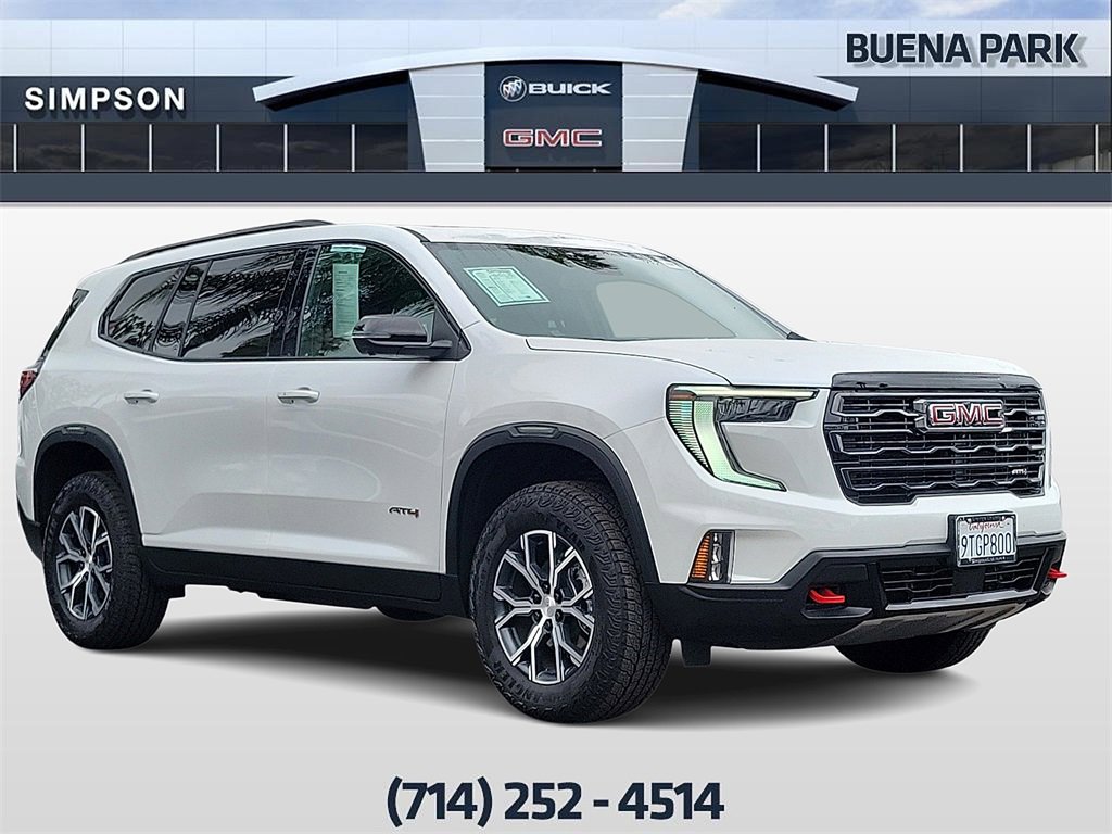 Used 2025 GMC Acadia AT4 w/ LPO, Floor Liner Package