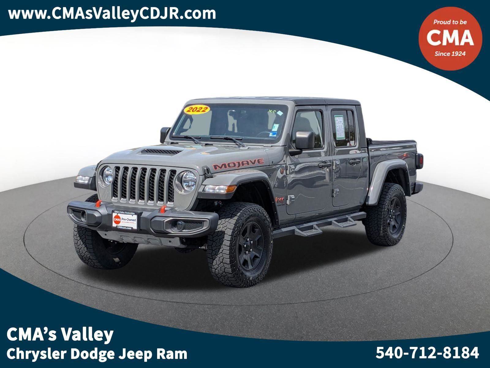Certified 2022 Jeep Gladiator Mojave w/ Cold Weather Group AWD/4WD image 1