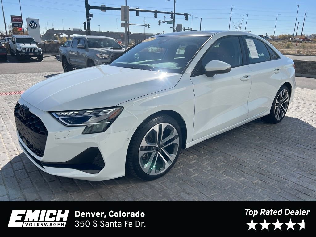 Used 2025 Audi A3 2.0T Premium w/ Black Optic Package image 1