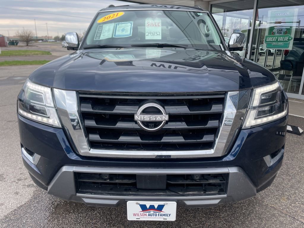 Used 2021 Nissan Armada Platinum w/ Captain's Chairs Package image 8