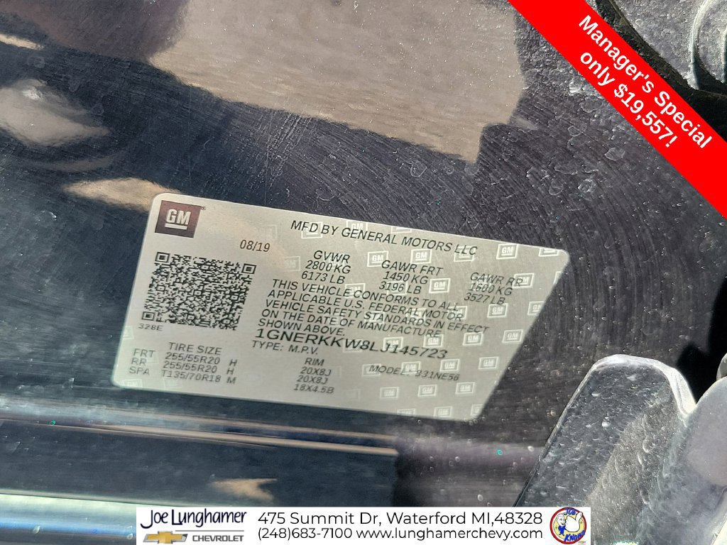 Certified 2020 Chevrolet Traverse Premier FWD image 36