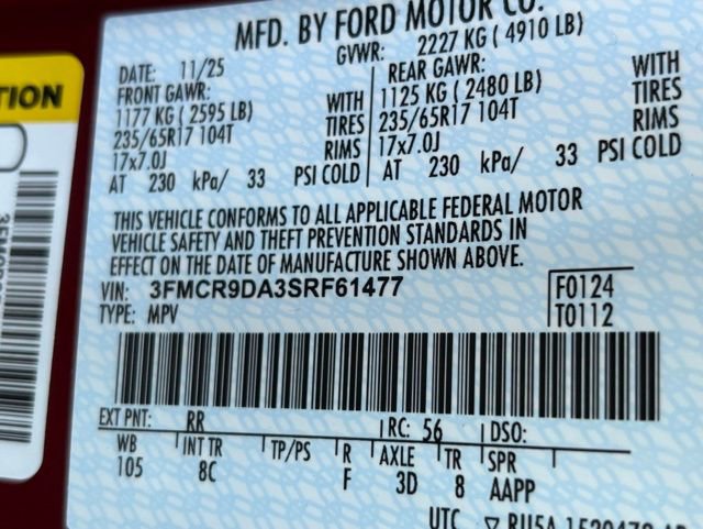 New 2025 Ford Bronco Sport Badlands w/ Sasquatch Badlands Package image 27