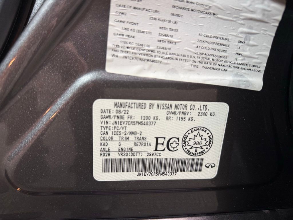 Used 2023 INFINITI Q50 Sensory image 25