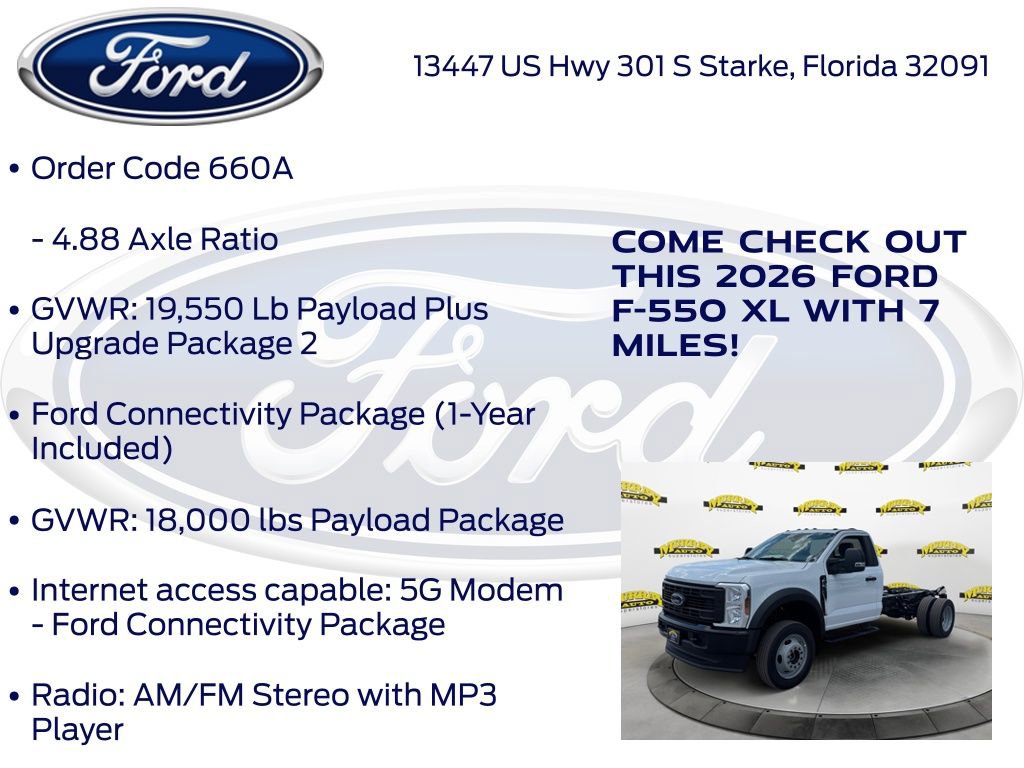 New 2026 Ford F550 4x4 Regular Cab Super Duty image 15