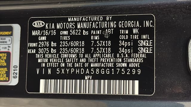 Used 2016 Kia Sorento EX w/ EX Premium Package AWD/4WD image 38