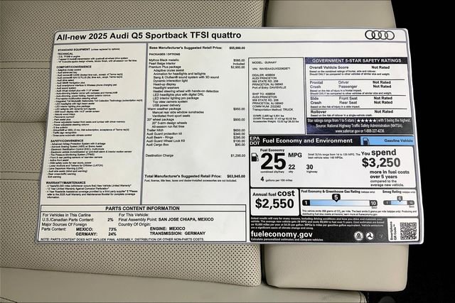 New 2025 Audi Q5 Premium Plus image 15