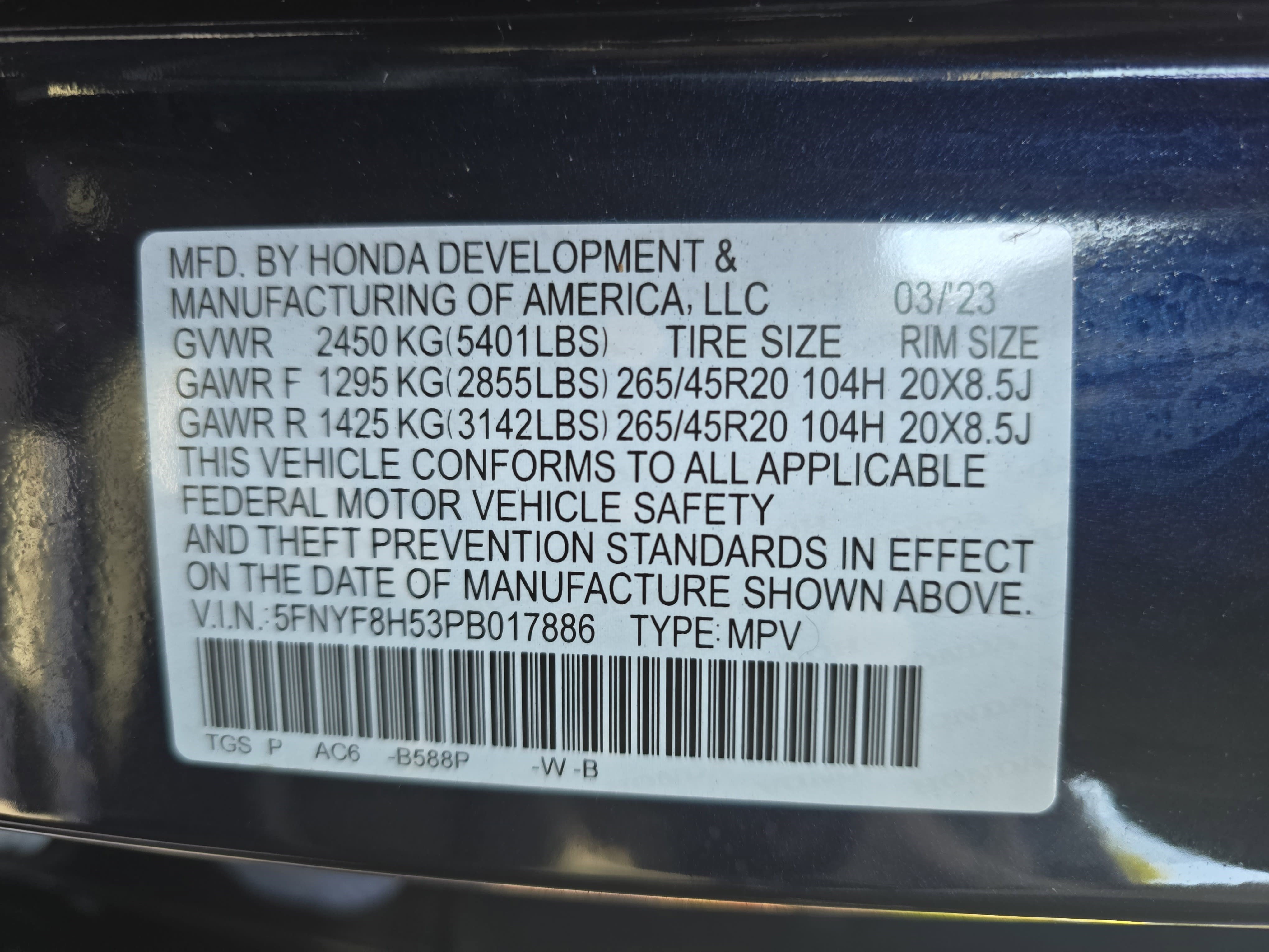 Certified 2023 Honda Passport EX-L image 37