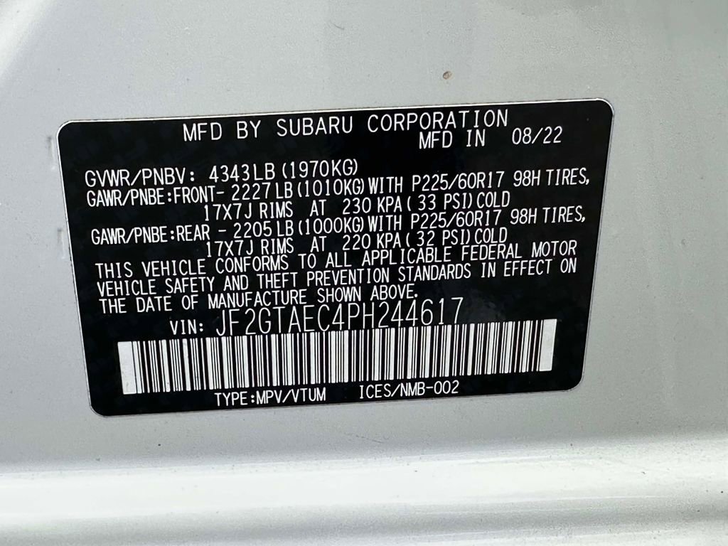 Used 2023 Subaru Crosstrek 2.0i Premium AWD/4WD image 39