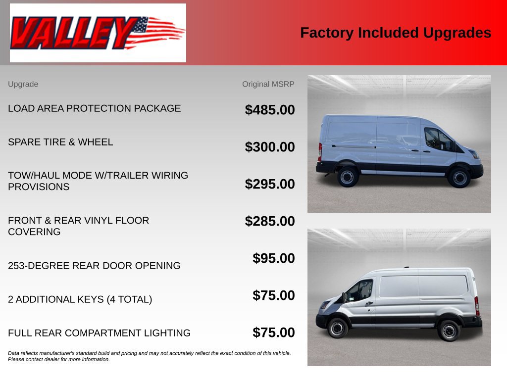 New 2027 Ford Transit 250 148 Medium Roof w/ Load Area Protection Package RWD image 4