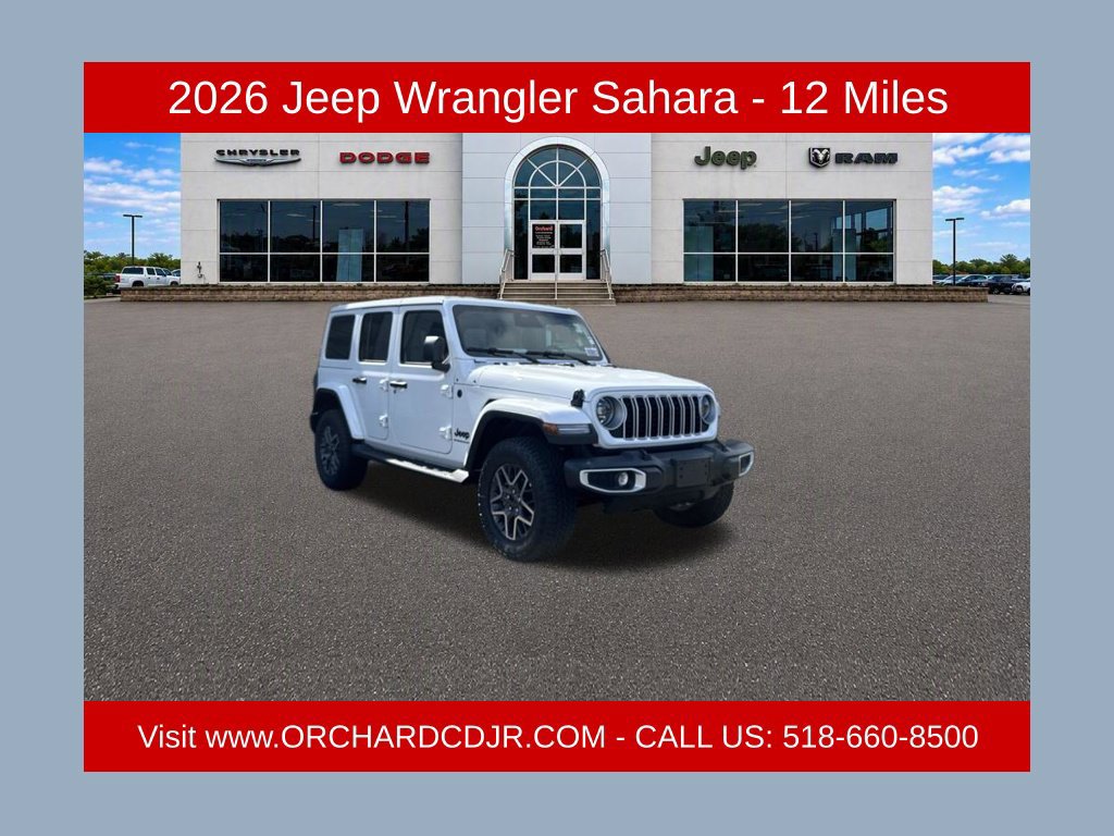 New 2026 Jeep Wrangler Unlimited Sahara AWD/4WD 360° Tour