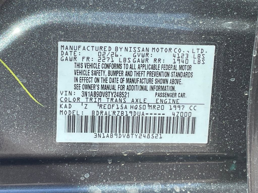 New 2026 Nissan Sentra SR w/ Floor Mat Package FWD image 31