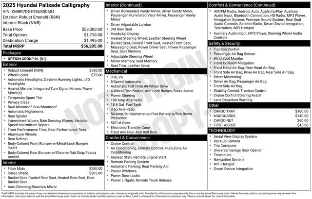 Used 2025 Hyundai Palisade Calligraphy image 35