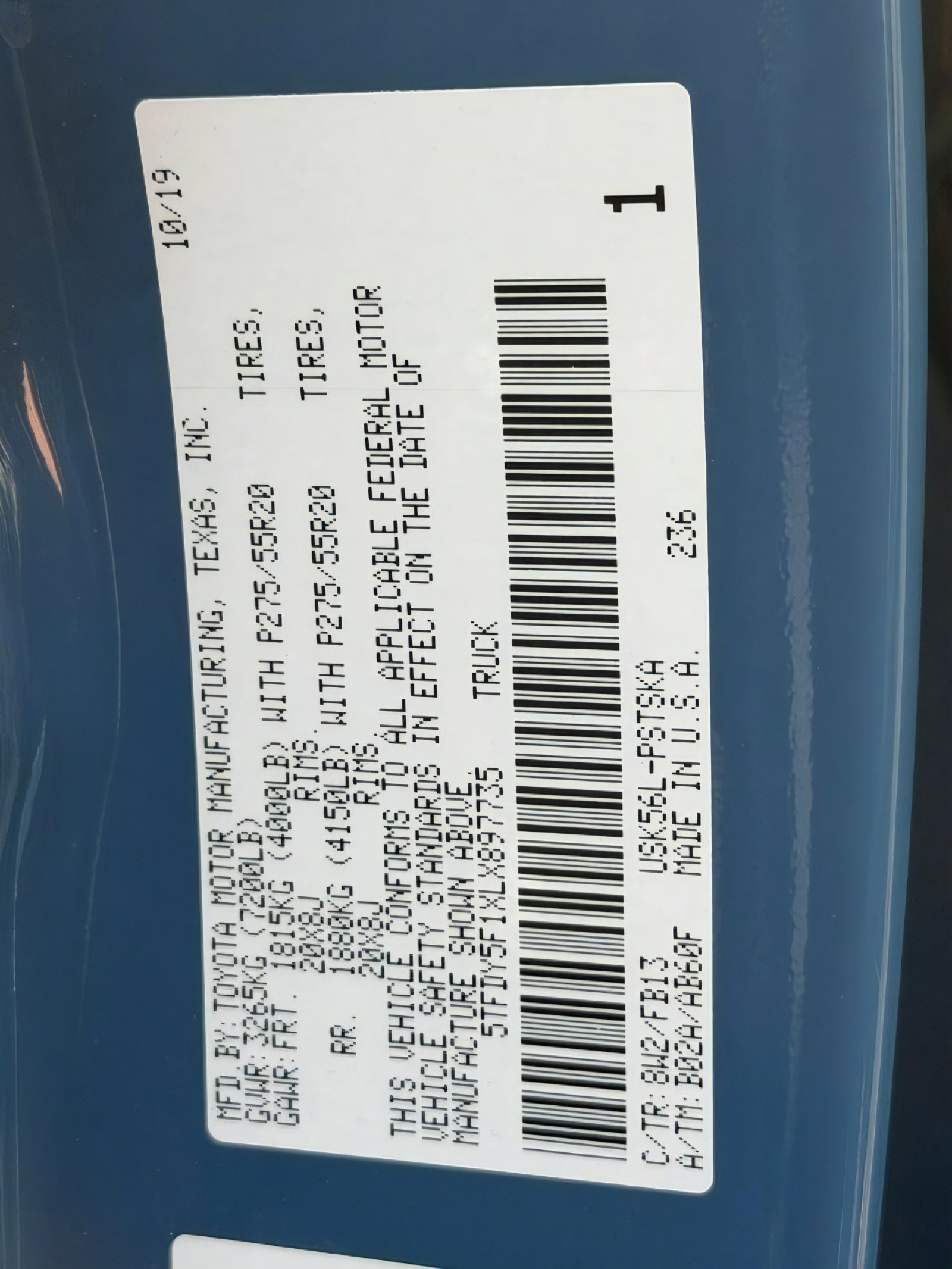 Used 2020 Toyota Tundra SR5 w/ TRD Sport Package AWD/4WD image 35