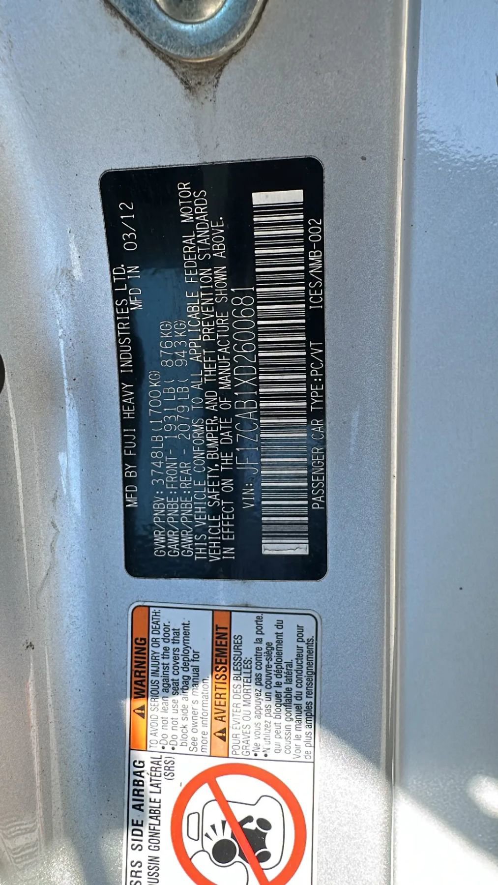 Used 2013 Subaru BRZ Premium w/ Popular Pkg 1A image 29