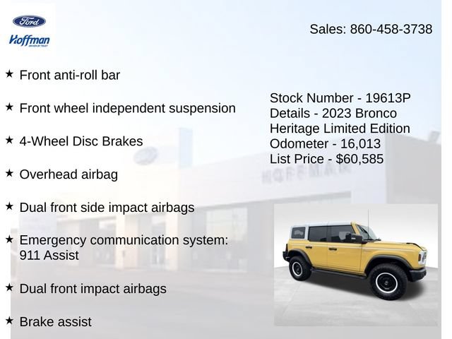 Used 2023 Ford Bronco Heritage Edition AWD/4WD image 20