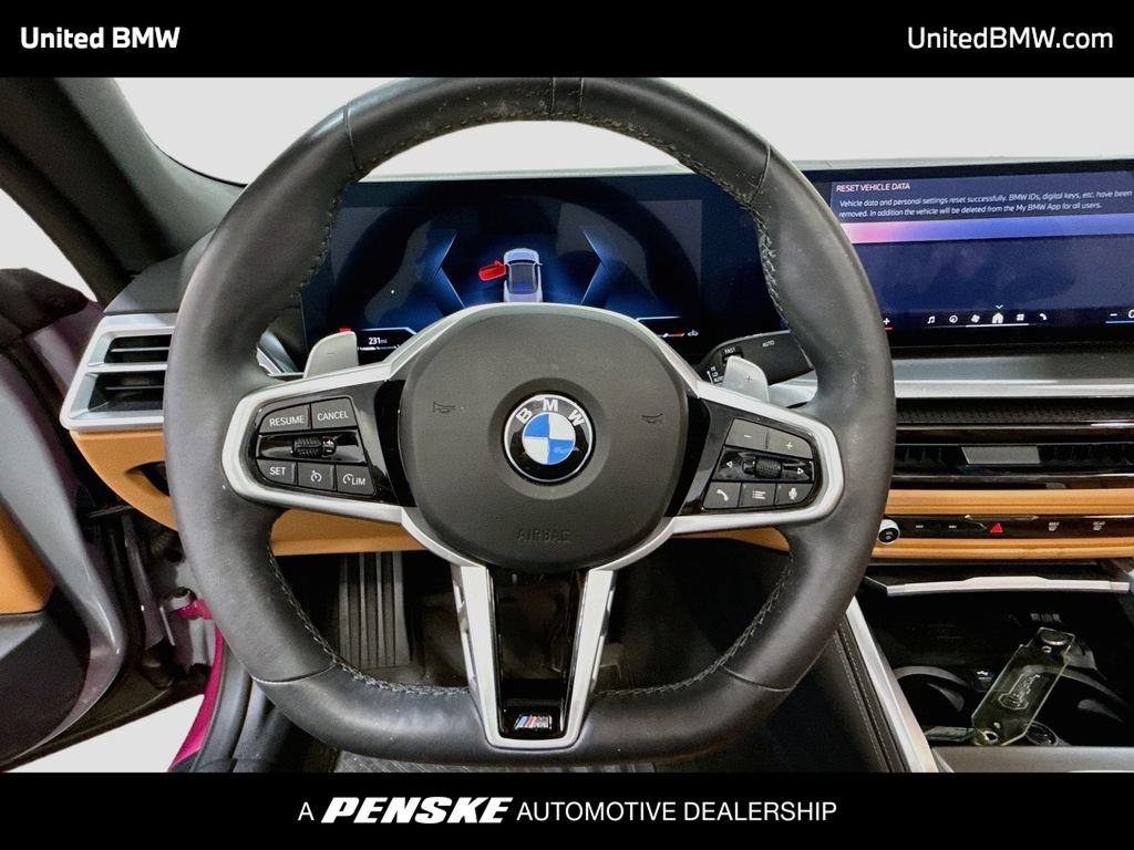 Used 2025 BMW 430i Convertible w/ M Sport Package RWD image 13