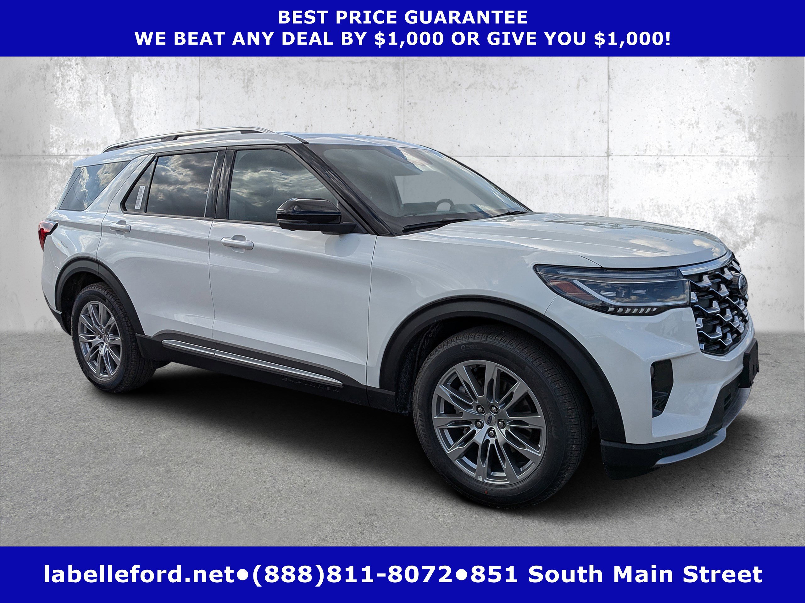 New 2026 Ford Explorer Platinum RWD image 1