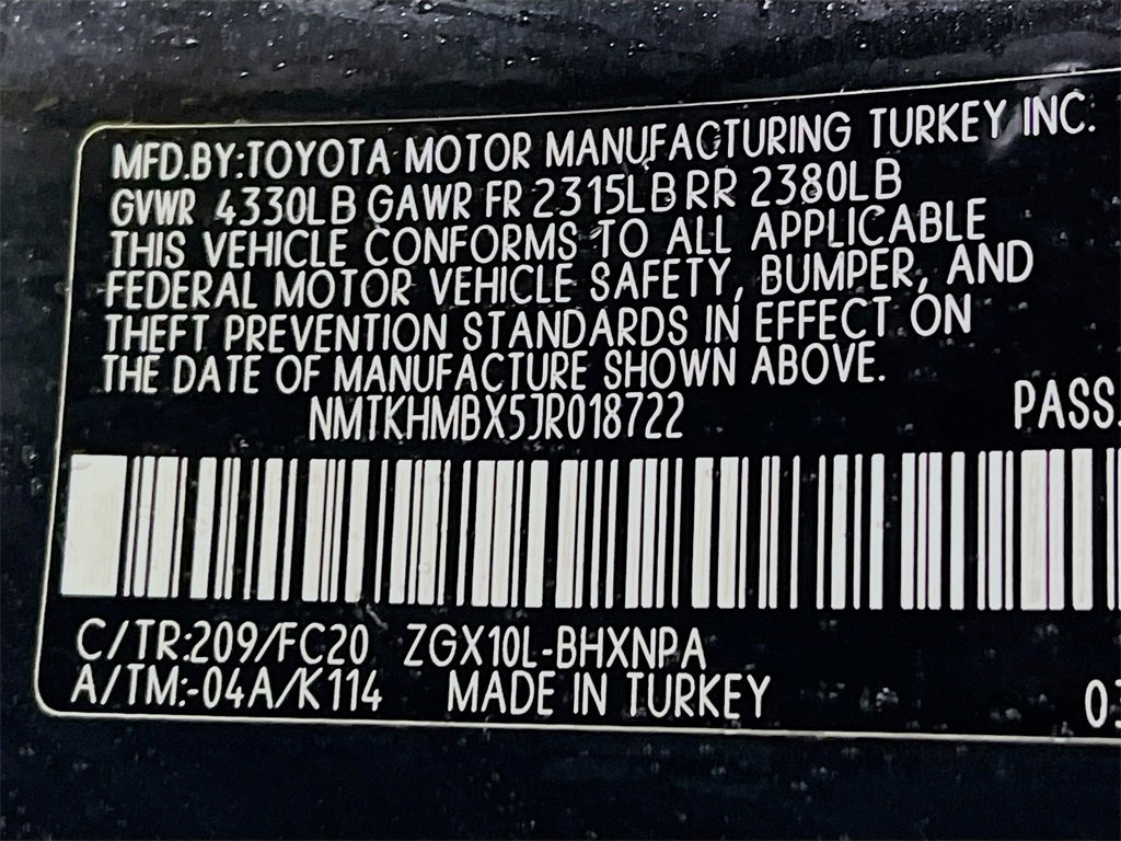 Certified 2018 Toyota C-HR XLE image 27