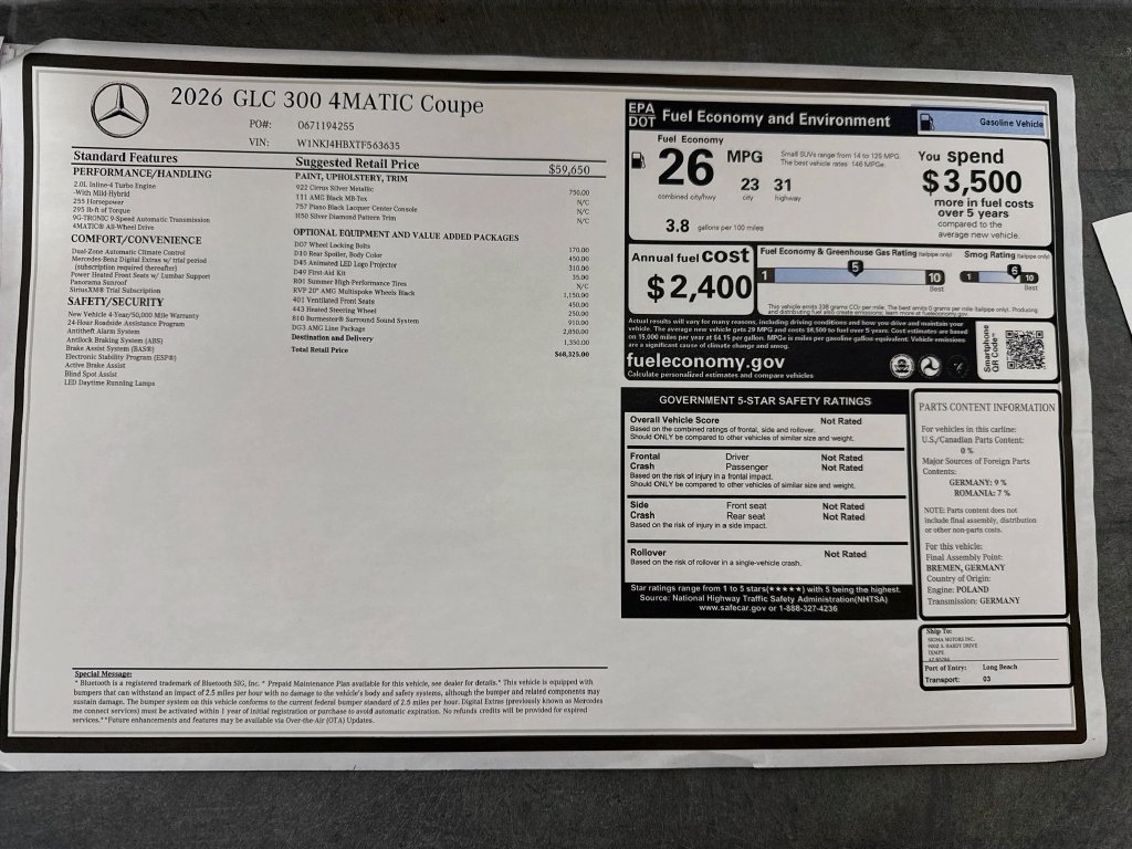 Certified 2026 Mercedes-Benz GLC 300 4MATIC image 9