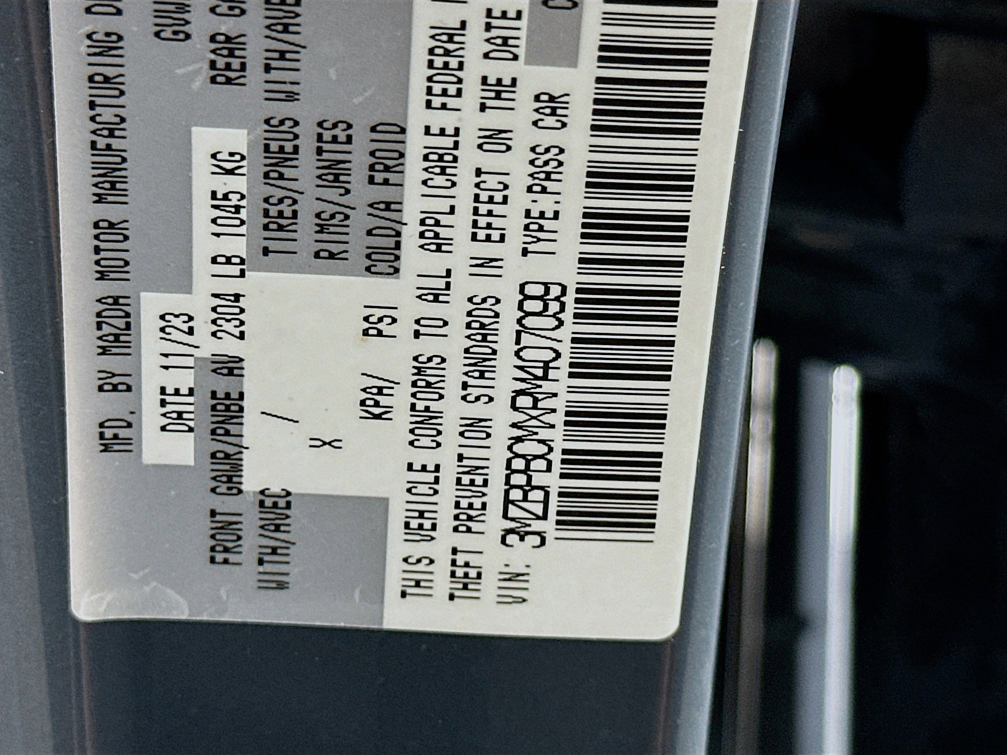 Used 2024 MAZDA MAZDA3 s image 12