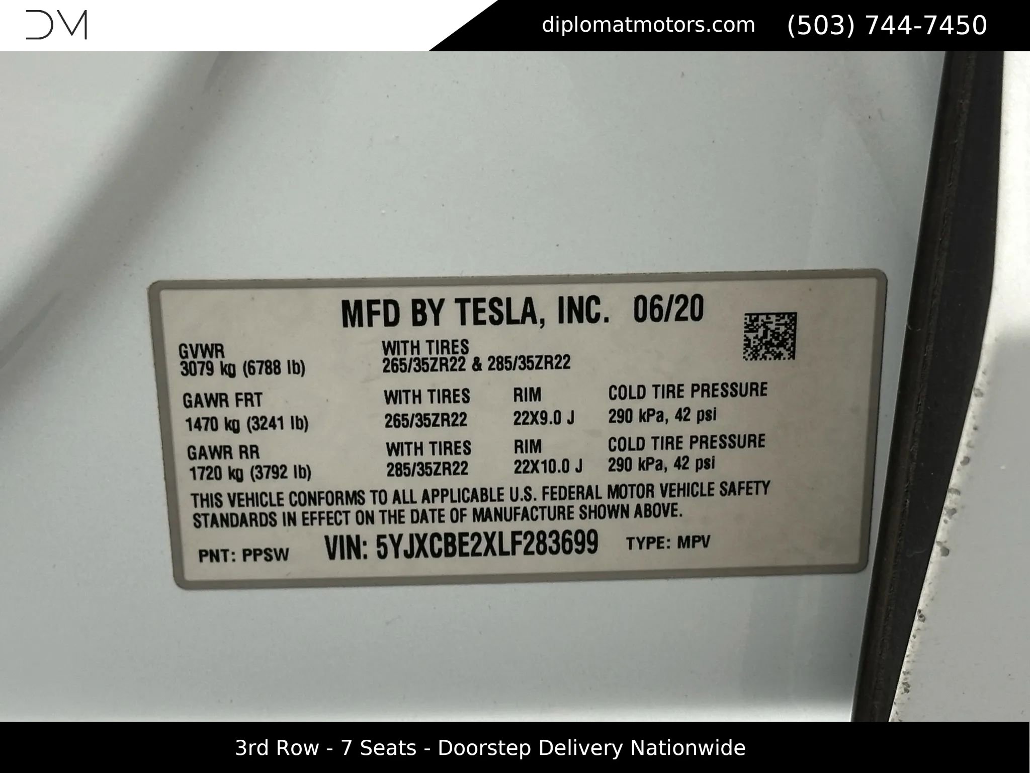 Used 2020 Tesla Model X Long Range image 49