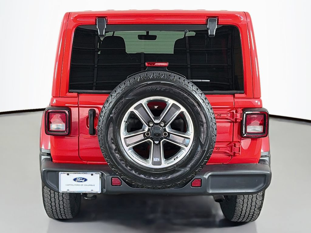 Used 2021 Jeep Wrangler Unlimited Sahara w/ Uconnect 4C Nav & Sound Group AWD/4WD image 13