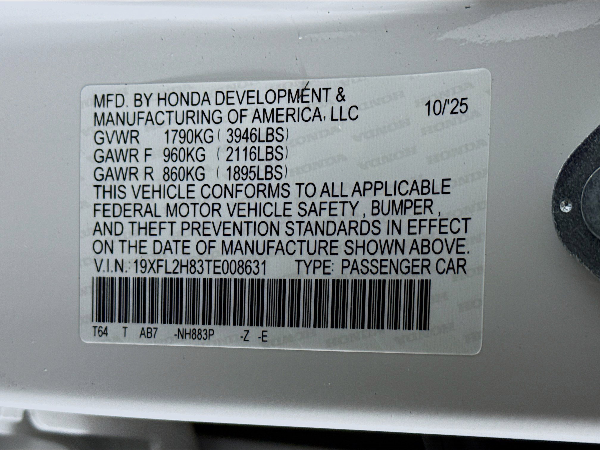 New 2026 Honda Civic Sport image 36