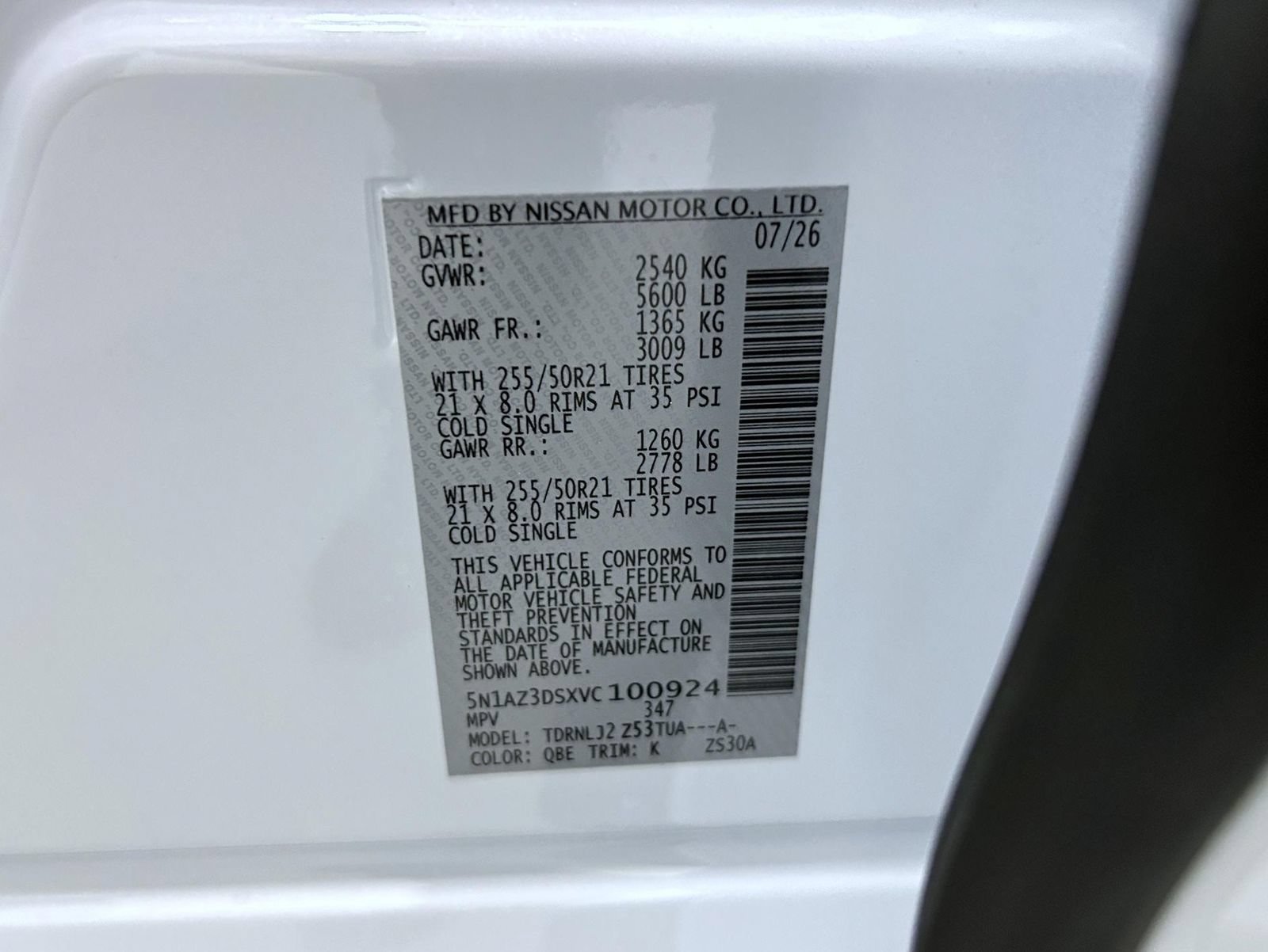 New 2027 Nissan Murano Platinum w/ Cargo Package AWD/4WD image 25