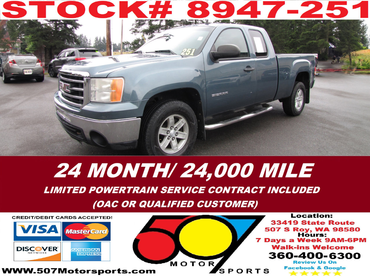 Used 2012 GMC Sierra 1500 SLE
