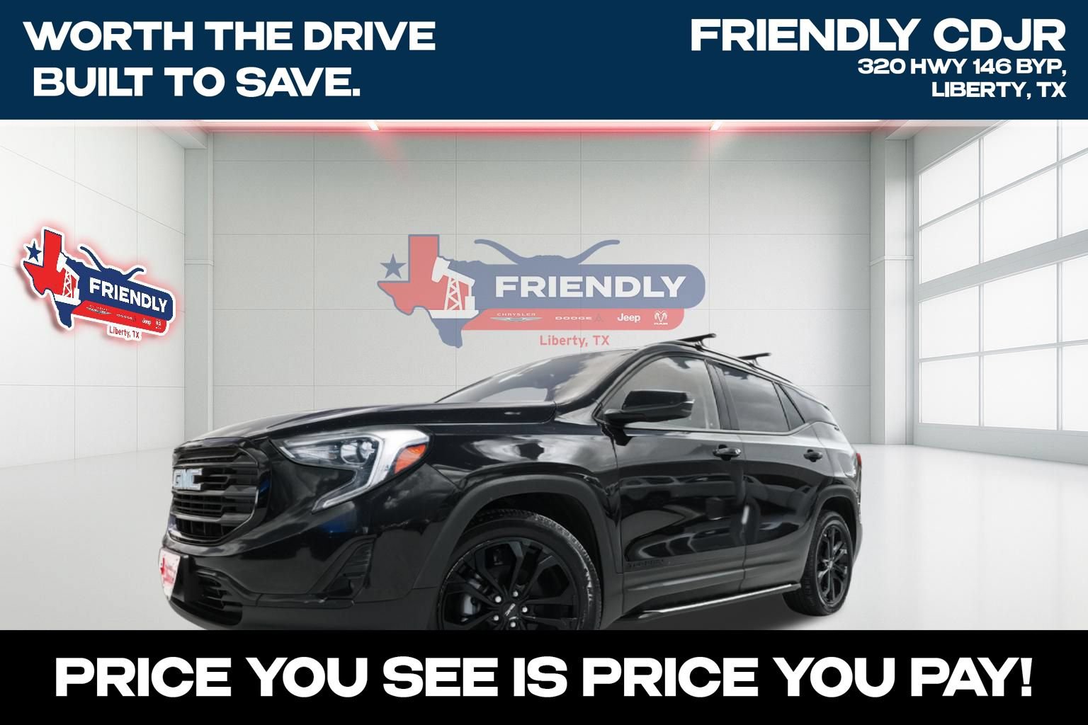 Used 2021 GMC Terrain SLT w/ LPO, 'HIT The Road' Package FWD image 1