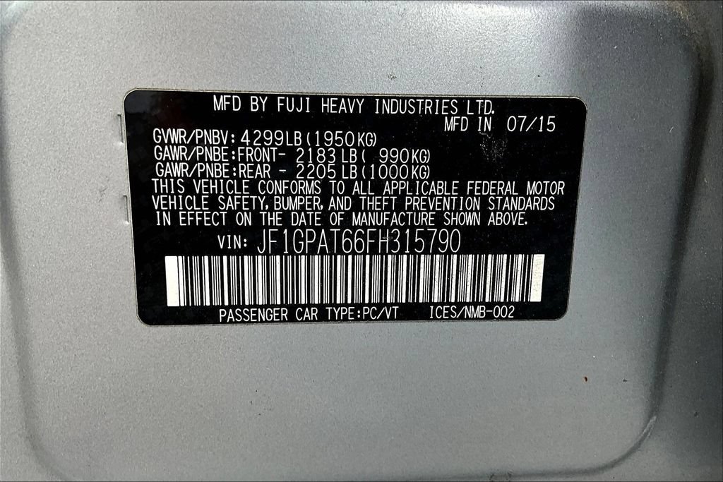 Used 2015 Subaru Impreza 2.0i Sport Premium AWD/4WD image 17