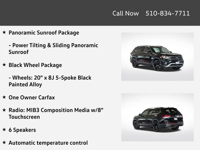 Certified 2023 Volkswagen Atlas SE w/ Panoramic Sunroof Package FWD image 4