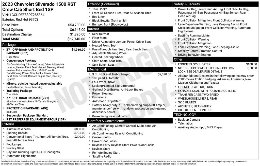 Used 2023 Chevrolet Silverado 1500 RST image 32