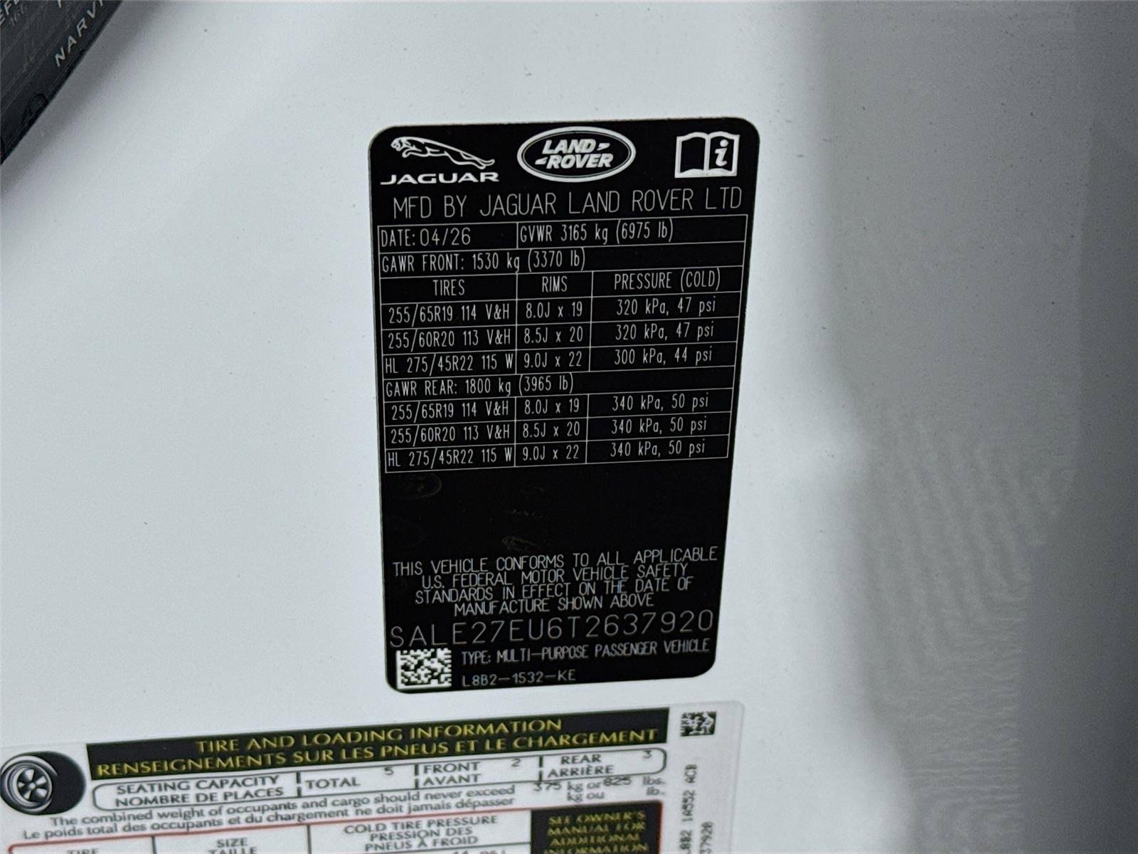 New 2026 Land Rover Defender 110 X-Dynamic SE AWD/4WD image 34