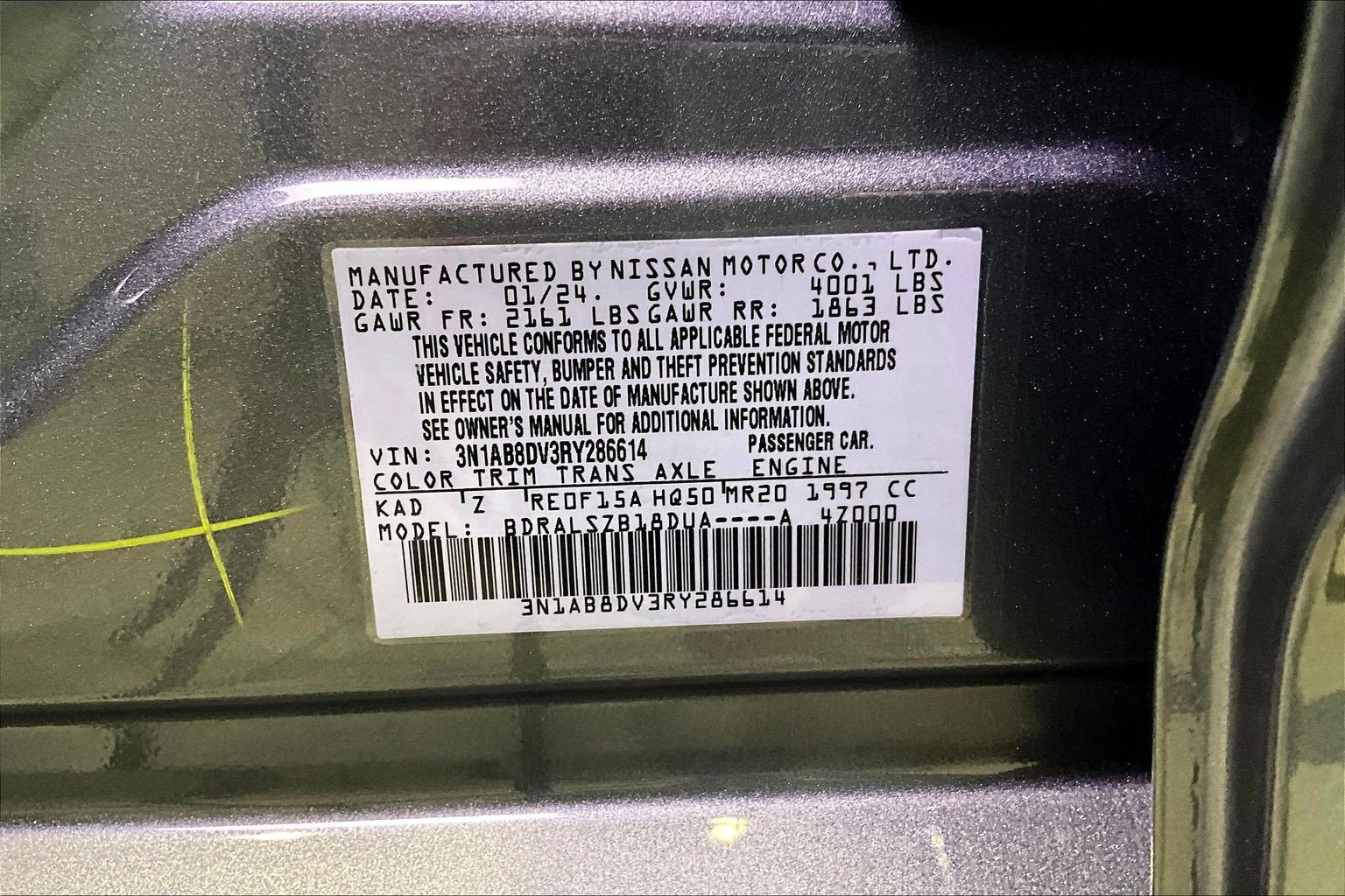 Used 2024 Nissan Sentra SR w/ SR Premium Package FWD image 19