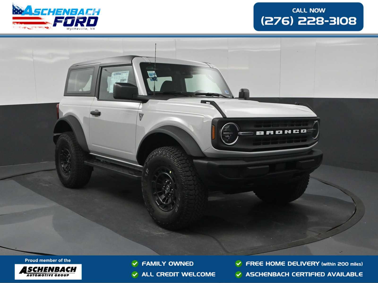 New 2026 Ford Bronco 2-Door w/ Sasquatch Package