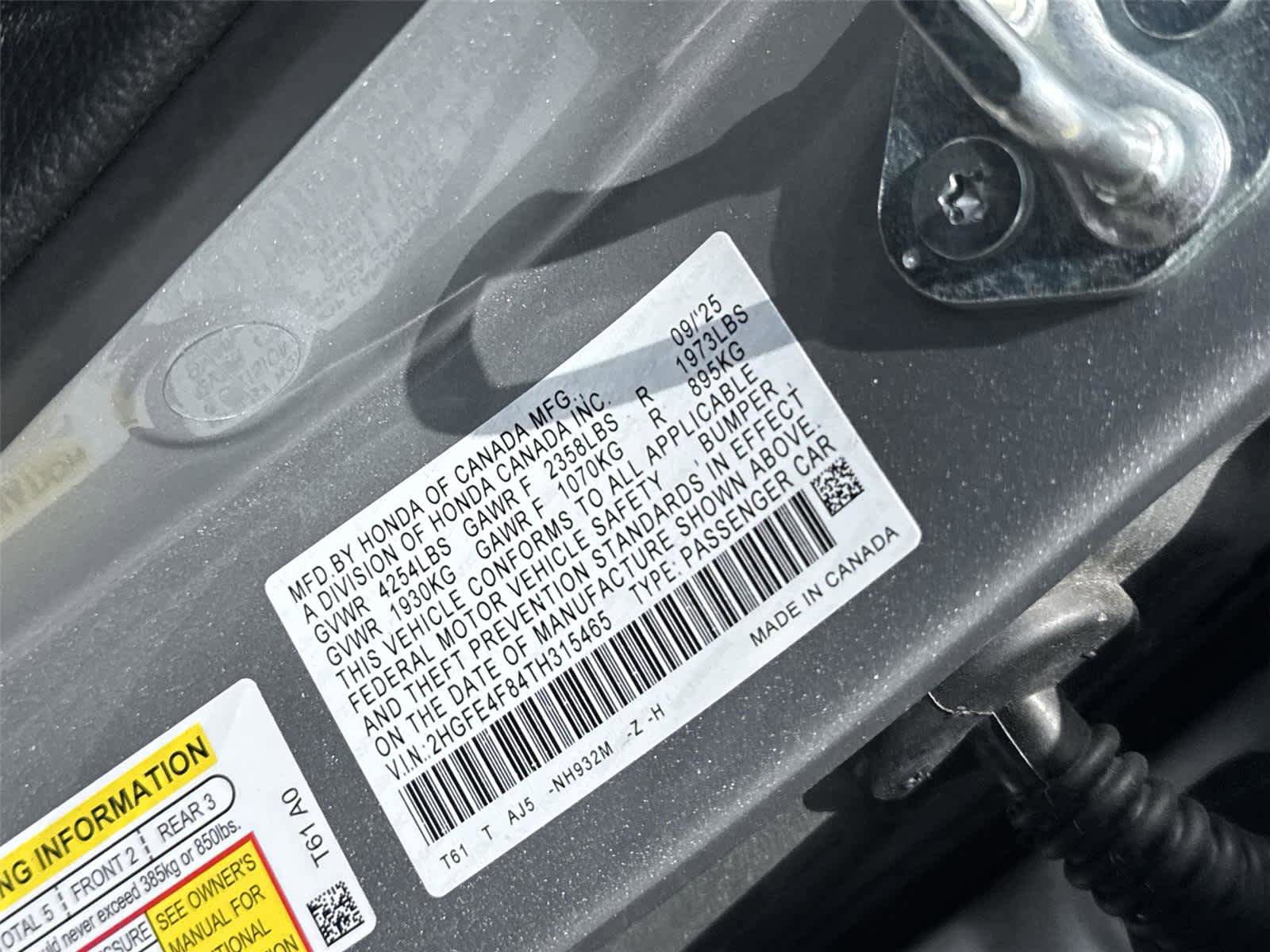 Used 2026 Honda Civic Sport Touring image 31