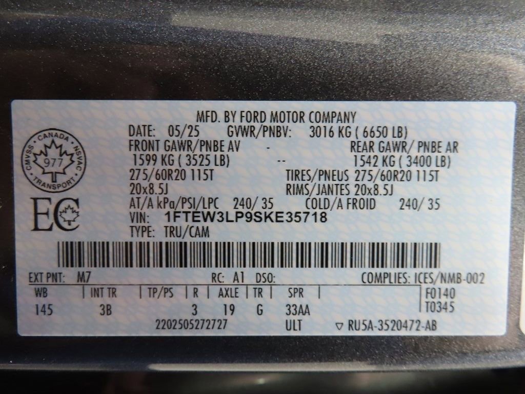 Used 2025 Ford F150 XLT w/ Equipment Group 303A High image 75