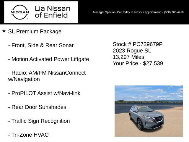 Certified 2023 Nissan Rogue SL w/ SL Premium Package AWD/4WD image 5