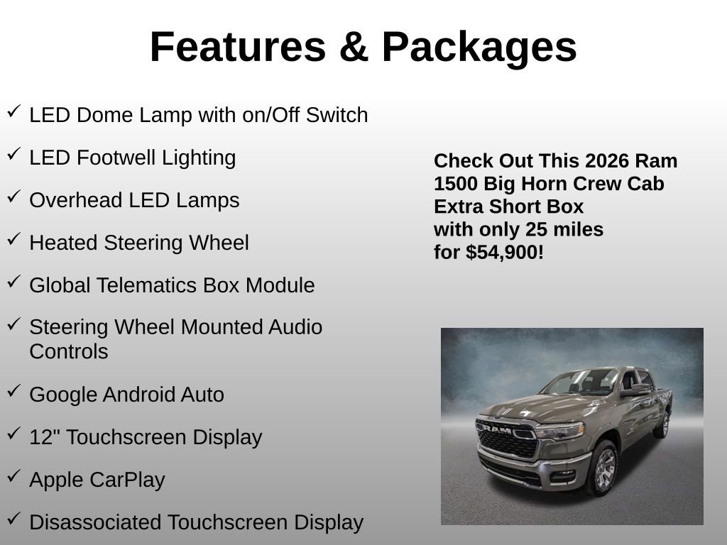 Used 2026 RAM 1500 Big Horn AWD/4WD image 25