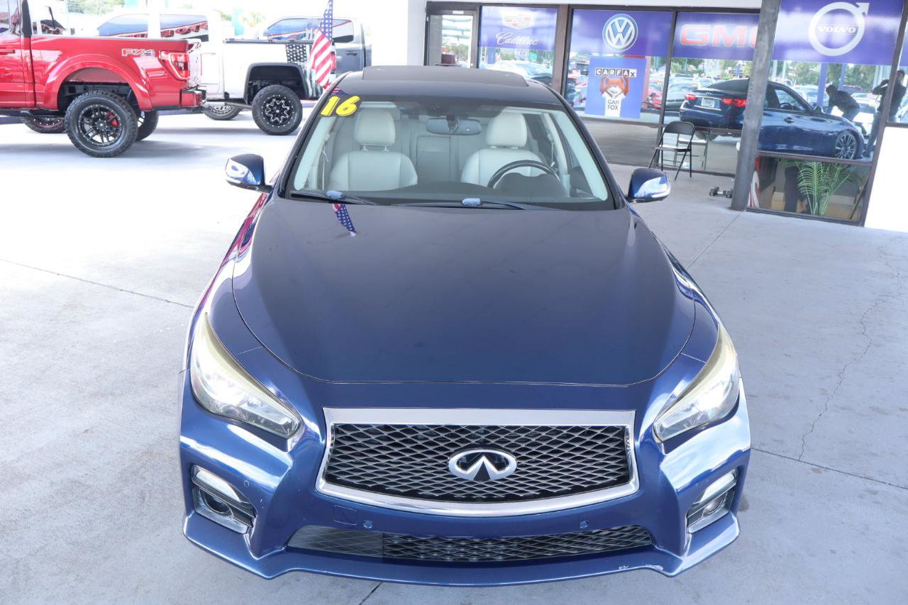 Used 2016 INFINITI Q50 Red Sport 400 RWD image 10