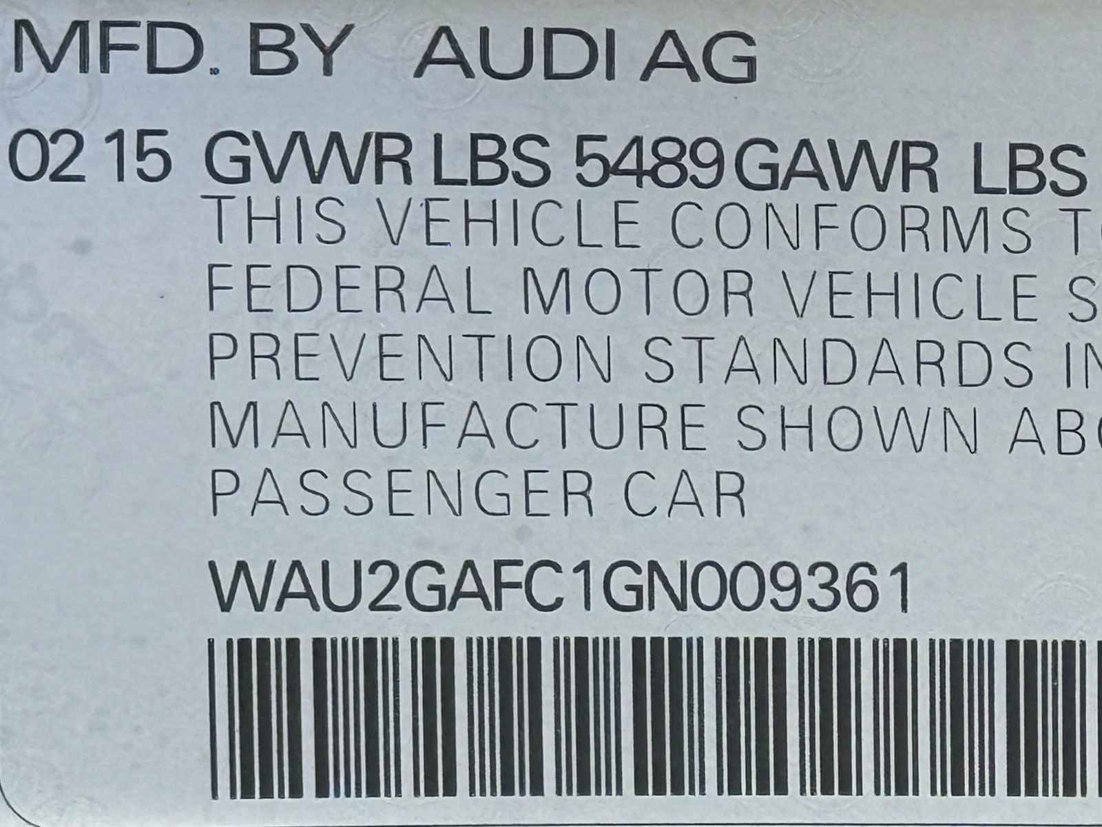 Used 2016 Audi A7 3.0T Prestige w/ Comfort Seating Package image 52