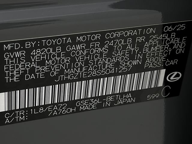 Used 2025 Lexus IS 350 F Sport w/ Navigation Package AWD/4WD image 24