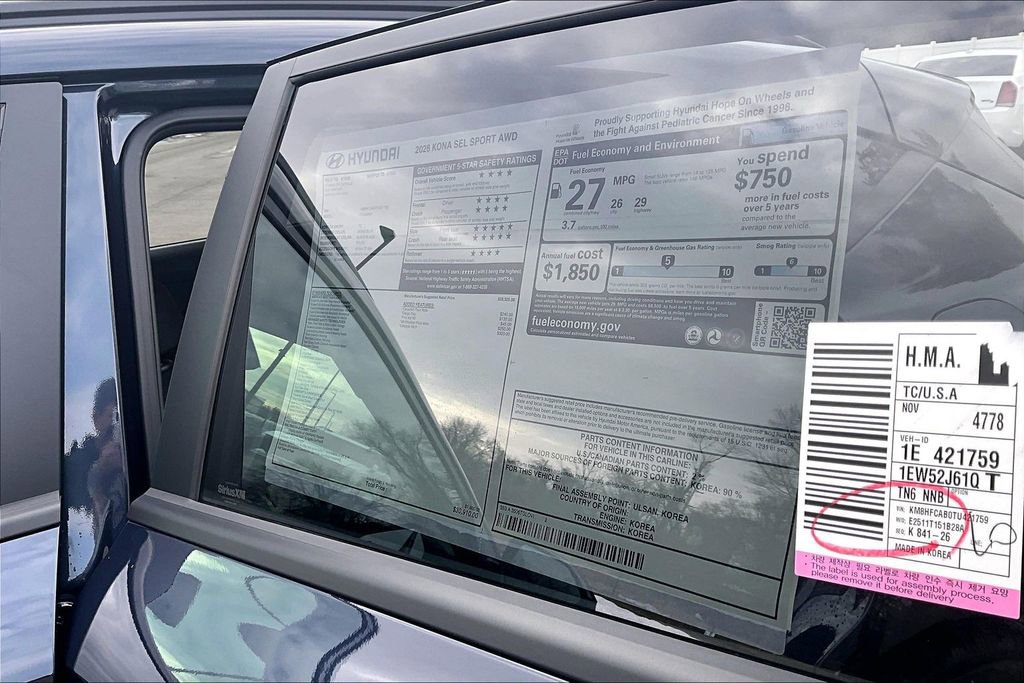 New 2026 Hyundai Kona SEL Sport image 16