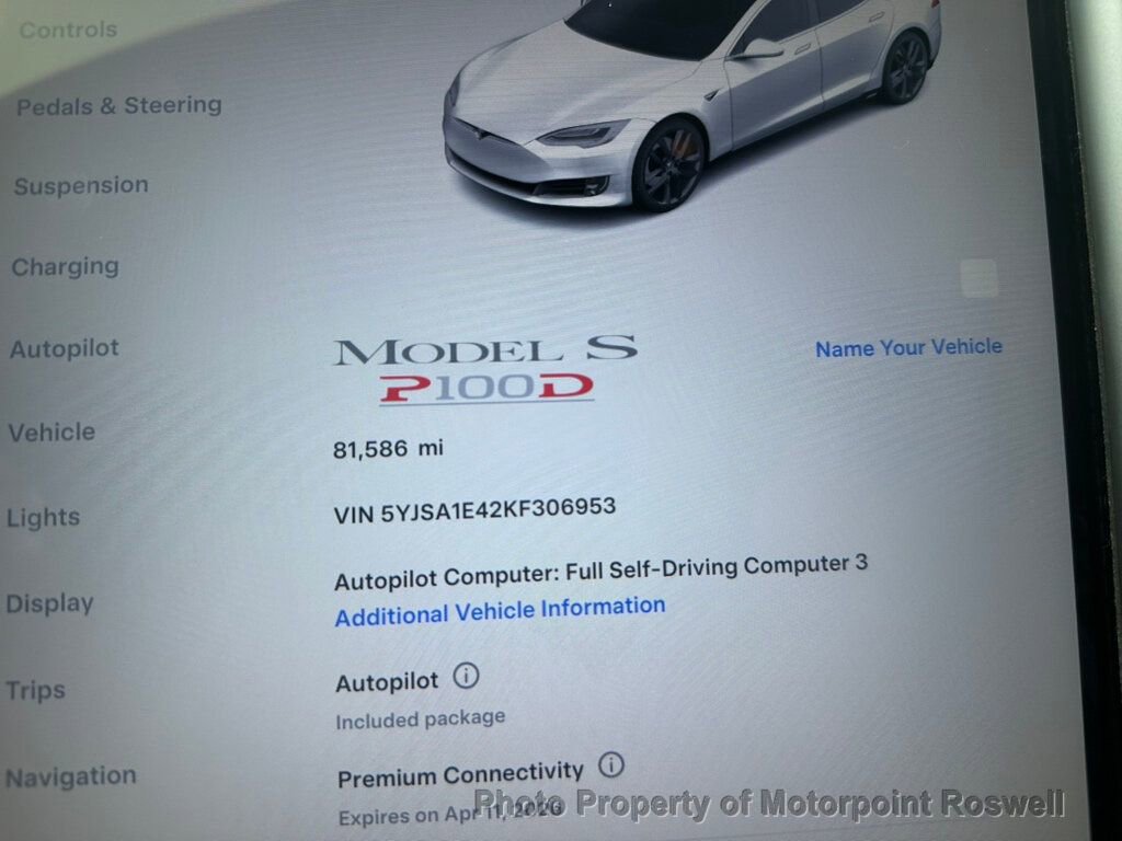 Used 2019 Tesla Model S P100D image 13