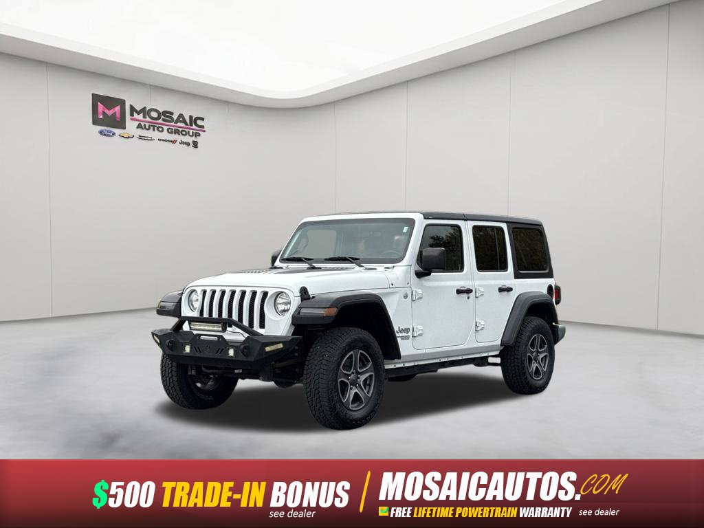 Used 2019 Jeep Wrangler Unlimited Sport S AWD/4WD image 3